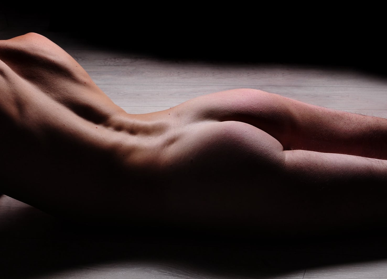 Male intimate hair removal using wax